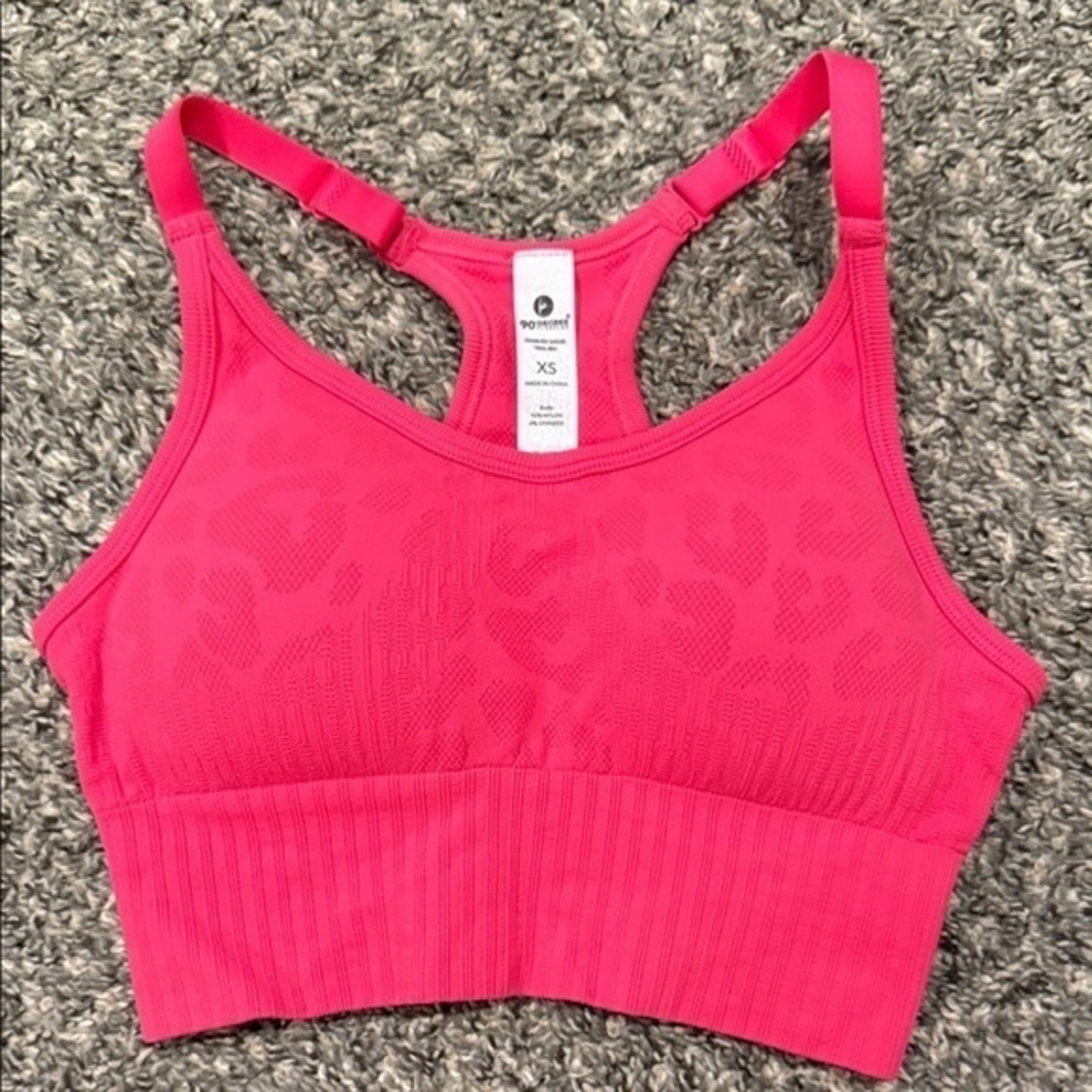 90 Degree Women's XS Pink Sports Bra